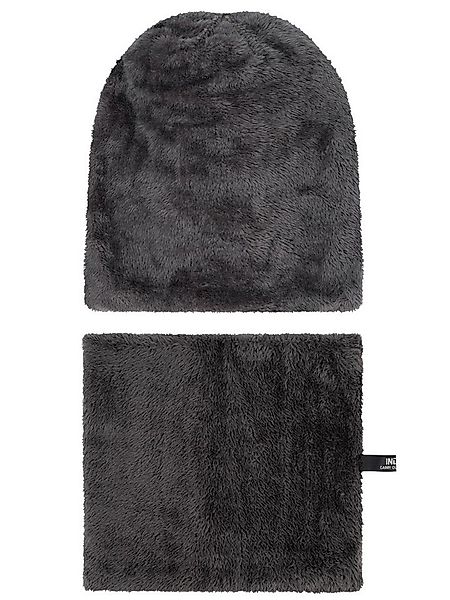 Indicode Mütze & Schal Herren Siracusa Strickmütze Herrenmütze Set günstig online kaufen