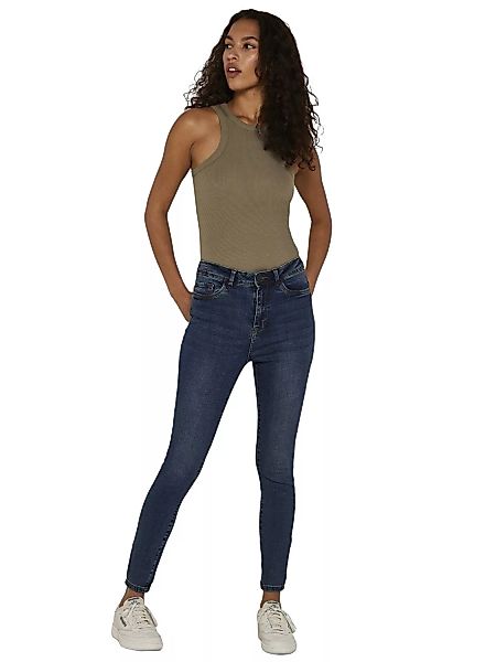 Noisy May Agnes Ankle Vi124mb Jeans Mit Hoher Taille 31 Medium Blue Denim günstig online kaufen