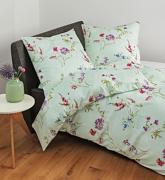 Janine Janine Mako-Satin Bettwäsche moments 98118 multicolor Größe:  155x22 günstig online kaufen