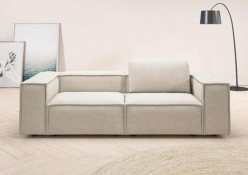 Home affaire 2-Sitzer "Watertown, modernes Sofa 246 cm breit, auch in Feinc günstig online kaufen