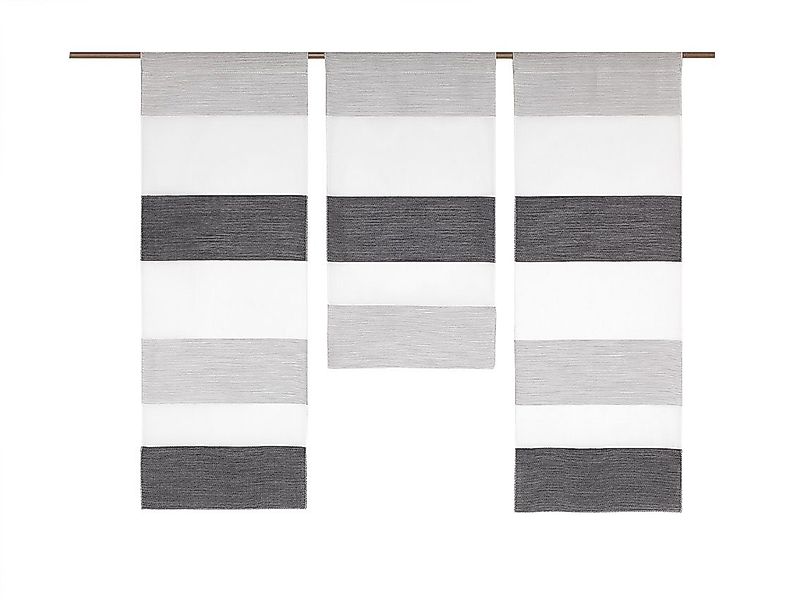 Clever-Kauf-24 Scheibengardine Mini Flächenvorhang Set 2280 günstig online kaufen
