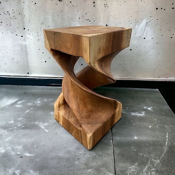 FaHome Beistelltisch Holz Beistelltisch - Holzhocker günstig online kaufen