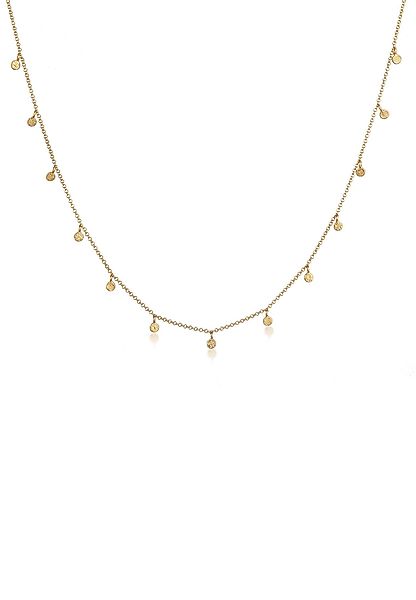 Elli Kette mit Anhänger Plättchen Coin günstig online kaufen
