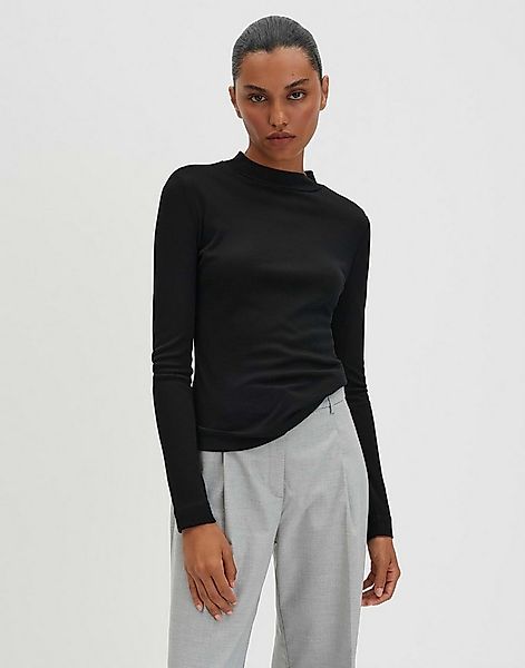 someday Langarmshirt Jerseyshirt KEJANDRA Slim aus Tencel schmale Passform, günstig online kaufen