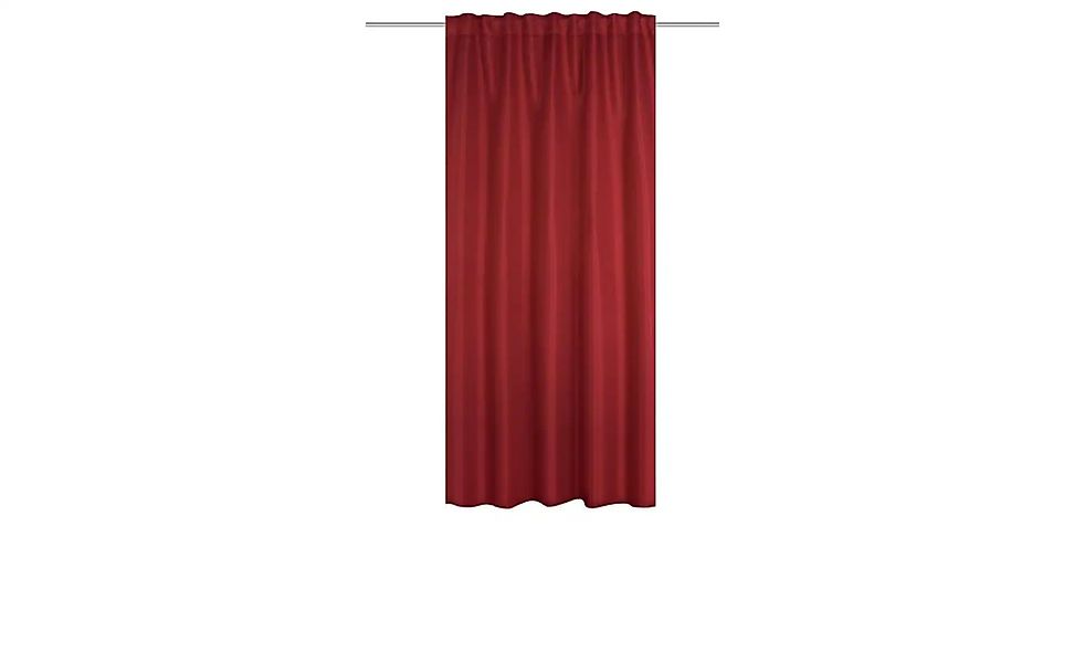 HOMEbasics Verdunklungsschal   ¦ rot ¦ Maße (cm): B: 135 H: 175 Gardinen & günstig online kaufen