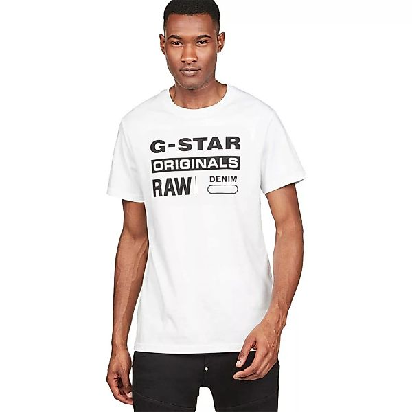 G-star Graphic 8 Gerippter Kragen 2XS White günstig online kaufen
