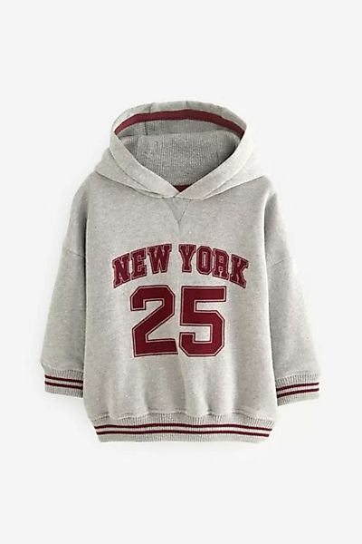Next Kapuzensweatshirt Jersey-Hoodie im Varsity-Stil (1-tlg) günstig online kaufen