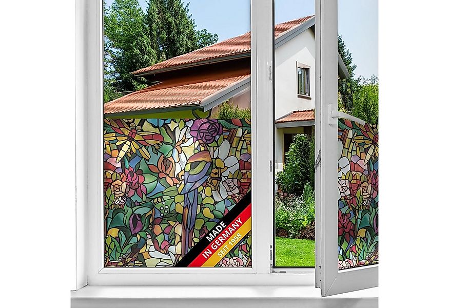 d-c-fix Fensterfolie 13,28€/qm selbstklebende Sichtschutzfolie Tulia Deko F günstig online kaufen