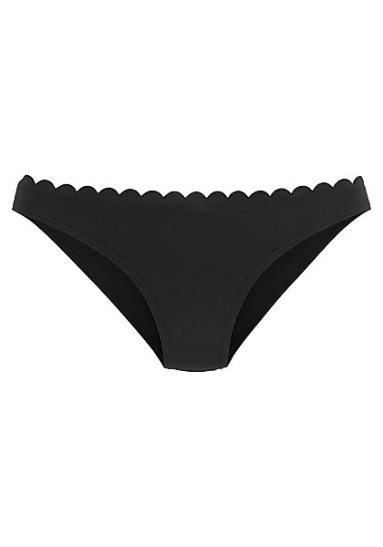 LASCANA Bikini-Hose "Scallop", mit gelaserter Wellenkante günstig online kaufen
