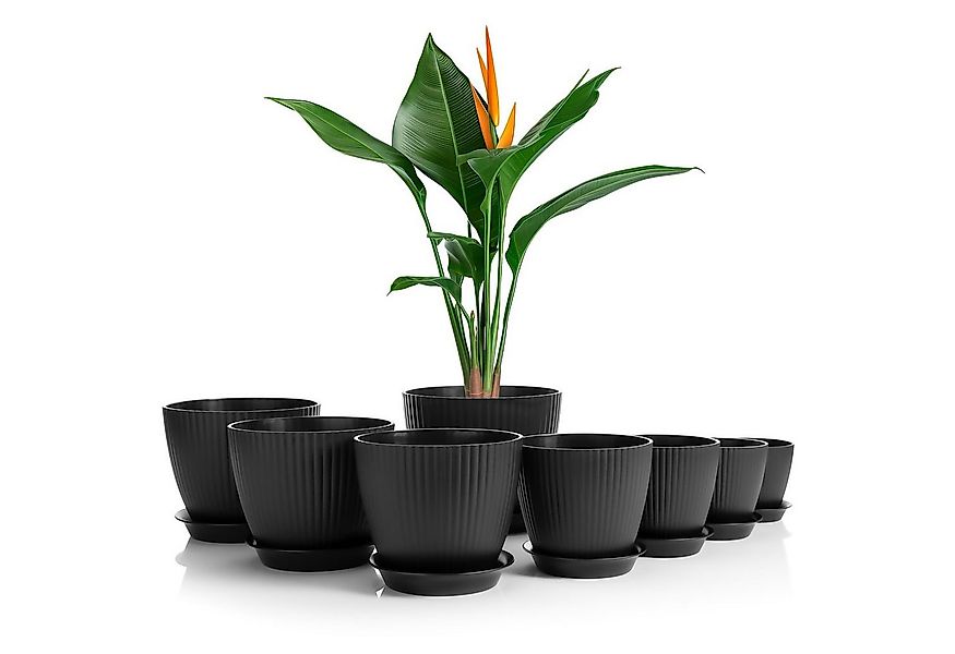 BigDean Blumentopf 8er Set Blumentopf in 8 verschiedenen Größ (Set, 8 St., günstig online kaufen
