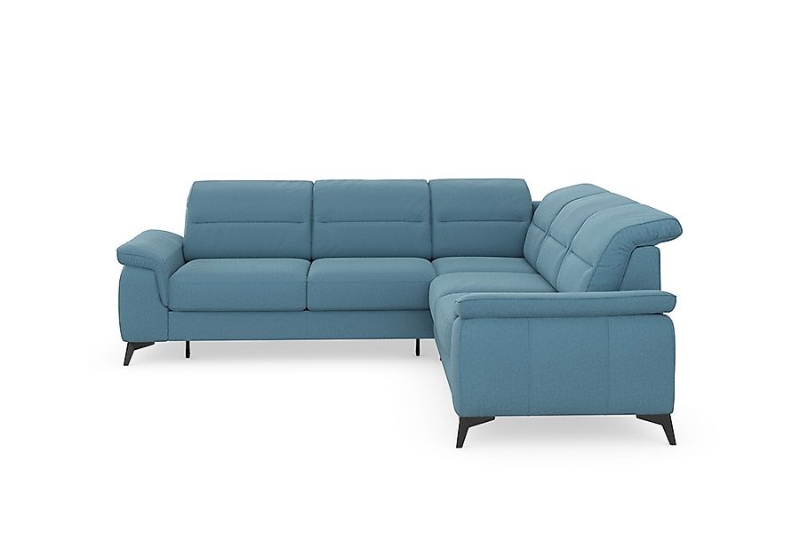 sit&more Ecksofa "Sinatra L-Form" optinal mit Kopfteilverstellung und Armte günstig online kaufen