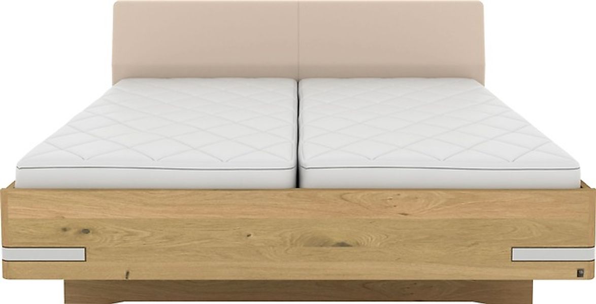 Musterring Holzbett »Savona, Bettgestell, Bettrahmen, teilmassiv Bianco-Eic günstig online kaufen