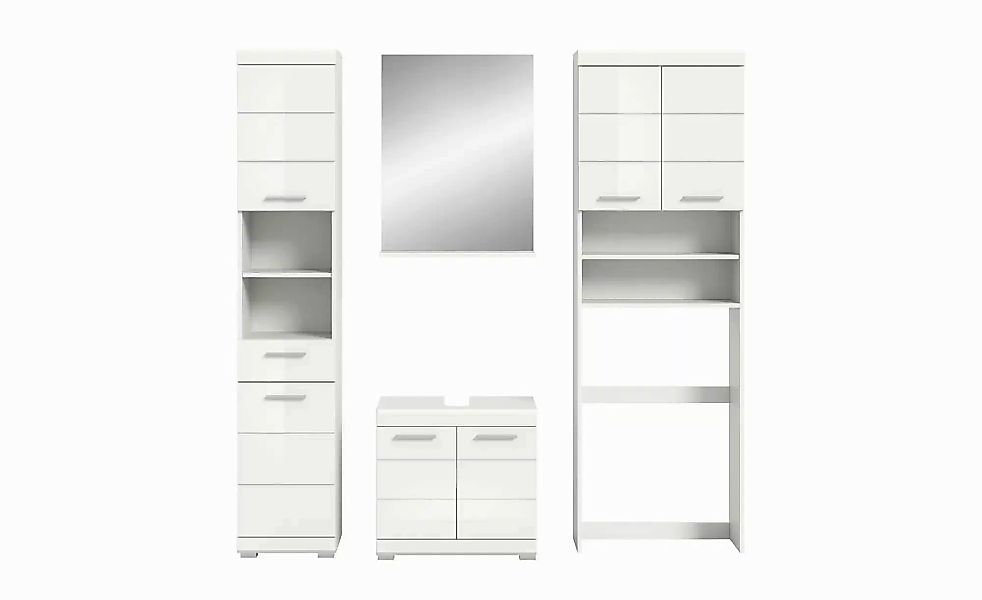 Badmöbel-Set SCHLOONSEE  4 teilig  bestehend aus: Hochschrank  WBU  Badspie günstig online kaufen