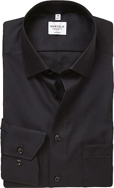 MARVELIS Langarmhemd modern fit, Businesshemd, bügelfrei, günstig online kaufen