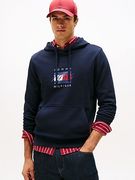 Tommy Hilfiger Kapuzensweatshirt LINEAR FLAG GRAPHIC Regular Fit, Hoodie, K günstig online kaufen
