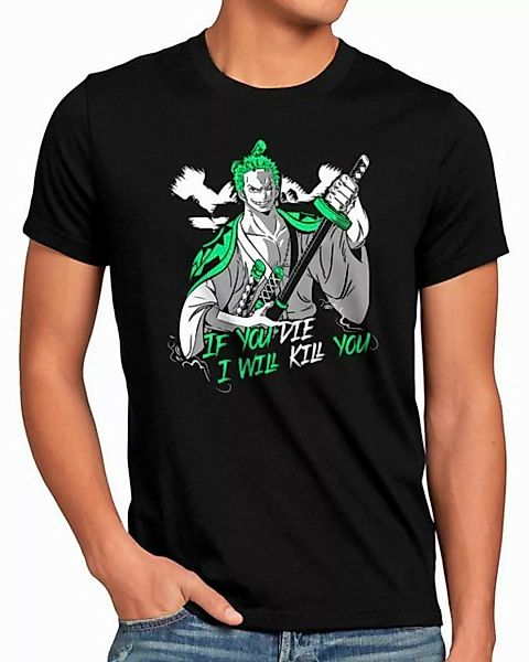 style3 T-Shirt Dangerous Blade japan anime luffy manga one piece günstig online kaufen