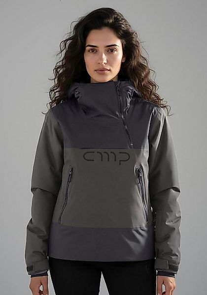 CMP Winterjacke zum Überziehen, kurzer asymmetrischer Zipper günstig online kaufen