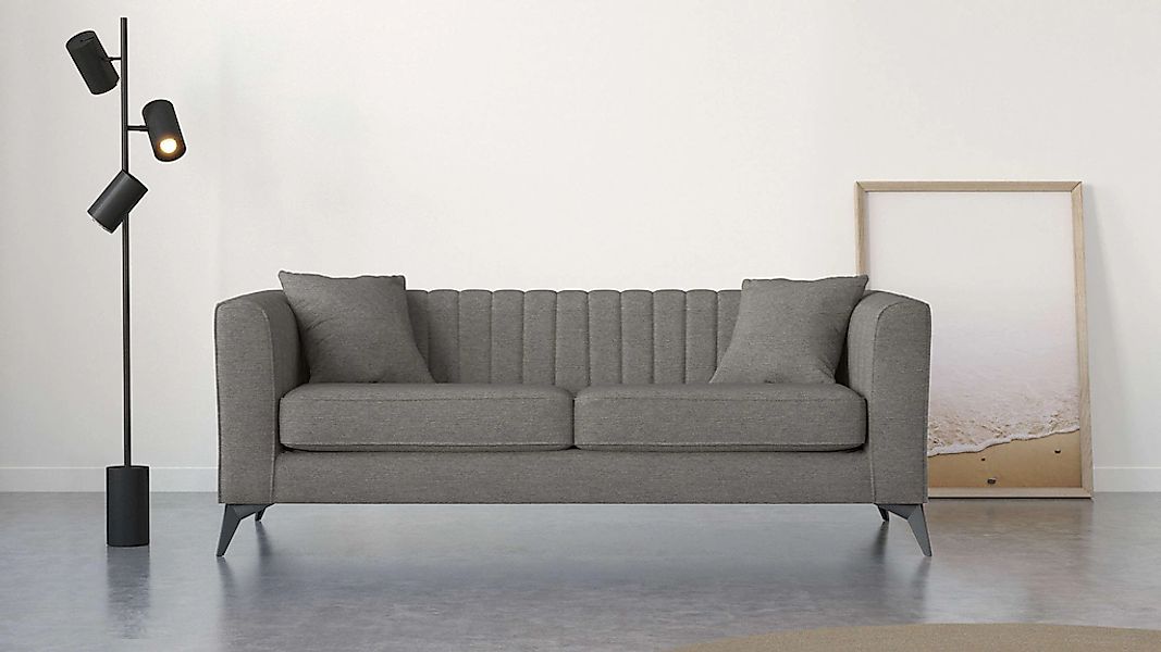 Places of Style 3-Sitzer "MATTHEW elegantes Designsofa, Maße B/T/H: 201/86/ günstig online kaufen