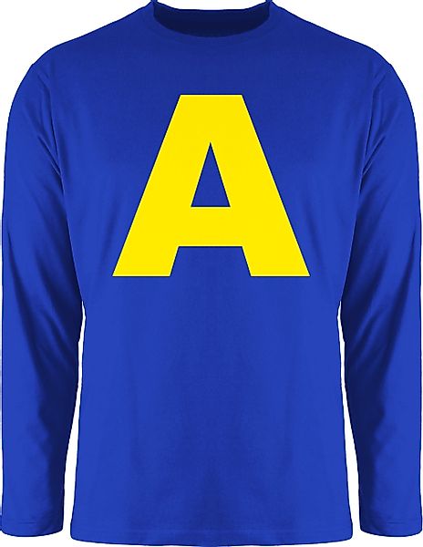 Shirtracer Rundhalsshirt Kostüm Buchstabe A Streifenhörnchen günstig online kaufen