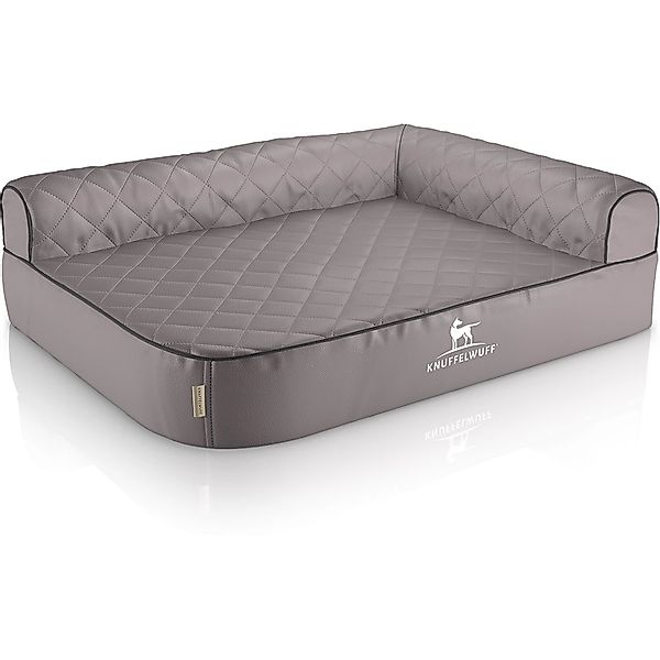 Knuffelwuff Eck Hundebett Winslow Orthopädisch Kunstleder XXL 120 x 80cm Le günstig online kaufen