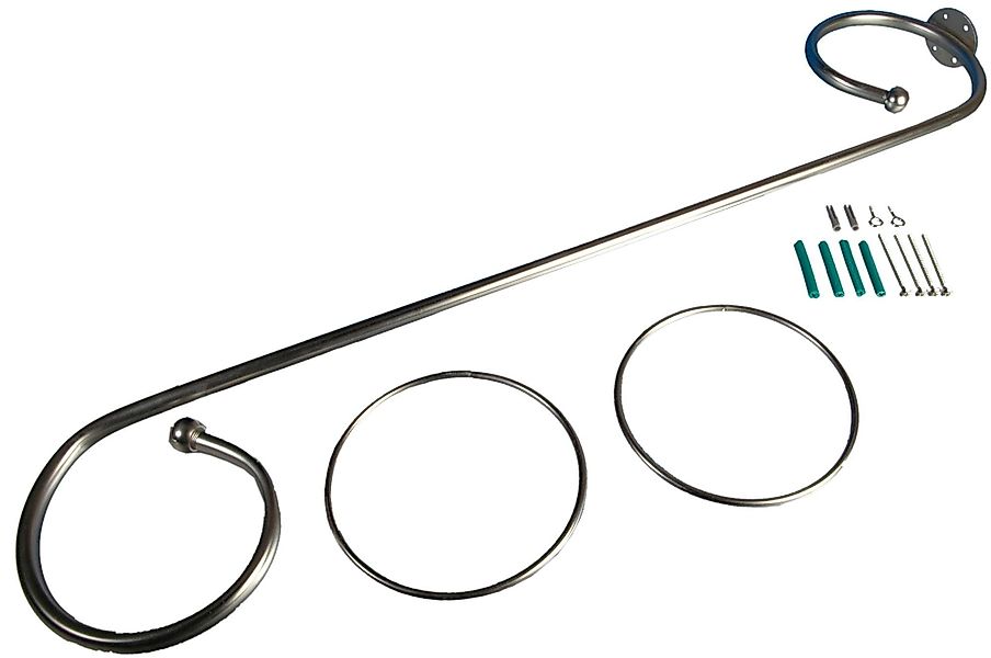 Liedeco Gardinenstange Baldachingarnitur, Ø 12 mm, günstig online kaufen
