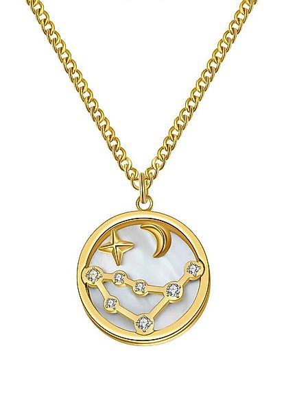 Hey Happiness Kette mit Anhänger Sternzeichen, Astro Plättchen, Horoskop Ke günstig online kaufen