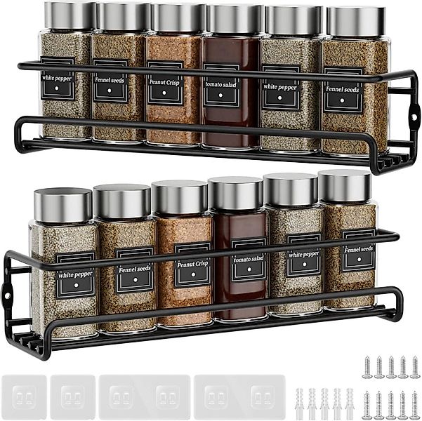 Priksia Gewürzregal Gewürzregal Wand 2er Set günstig online kaufen