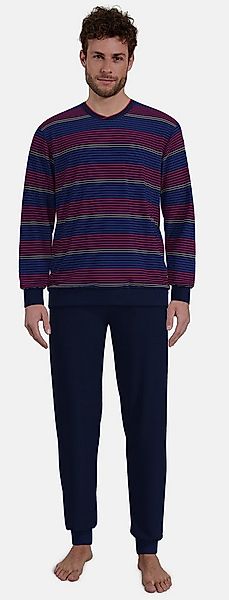 GÖTZBURG Schlafanzug Herren Pyjama lang (2 tlg) Klima Aktiv günstig online kaufen