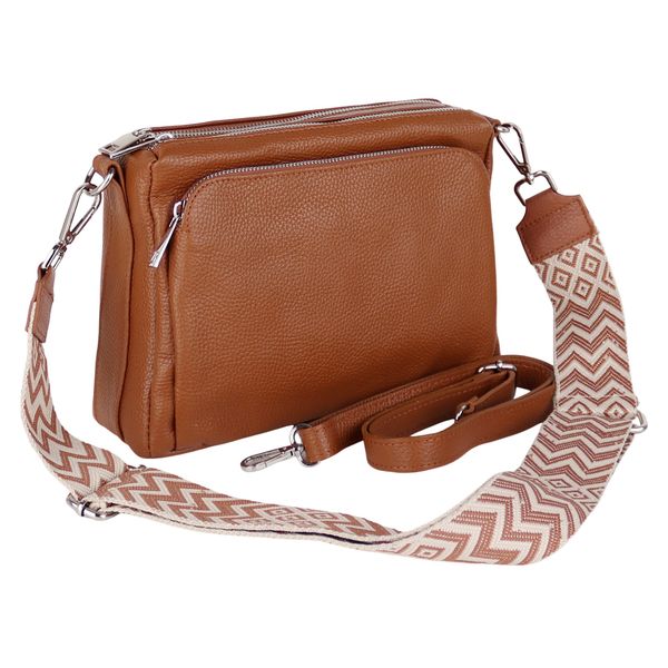 MIRROSI Umhängetasche Damen, Echtleder, Leder, Made günstig online kaufen