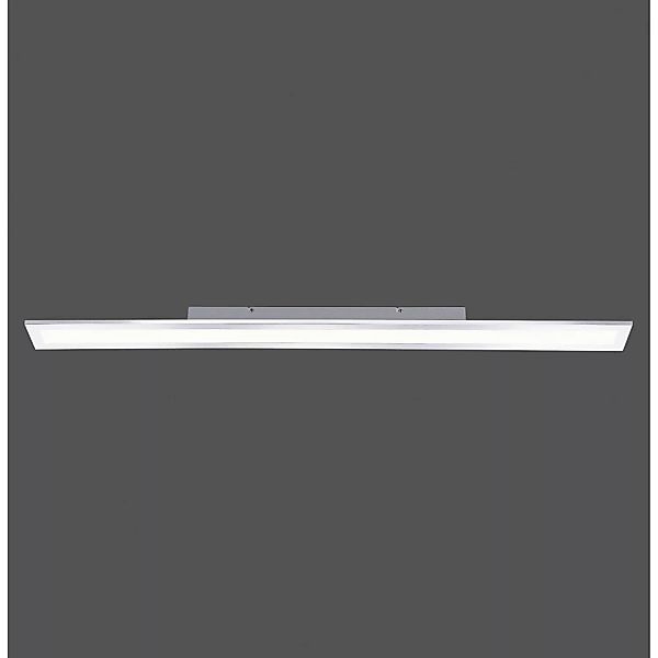 Paul Neuhaus LED-Deckenleuchte Flag 120 cm x 10 cm Chrom günstig online kaufen