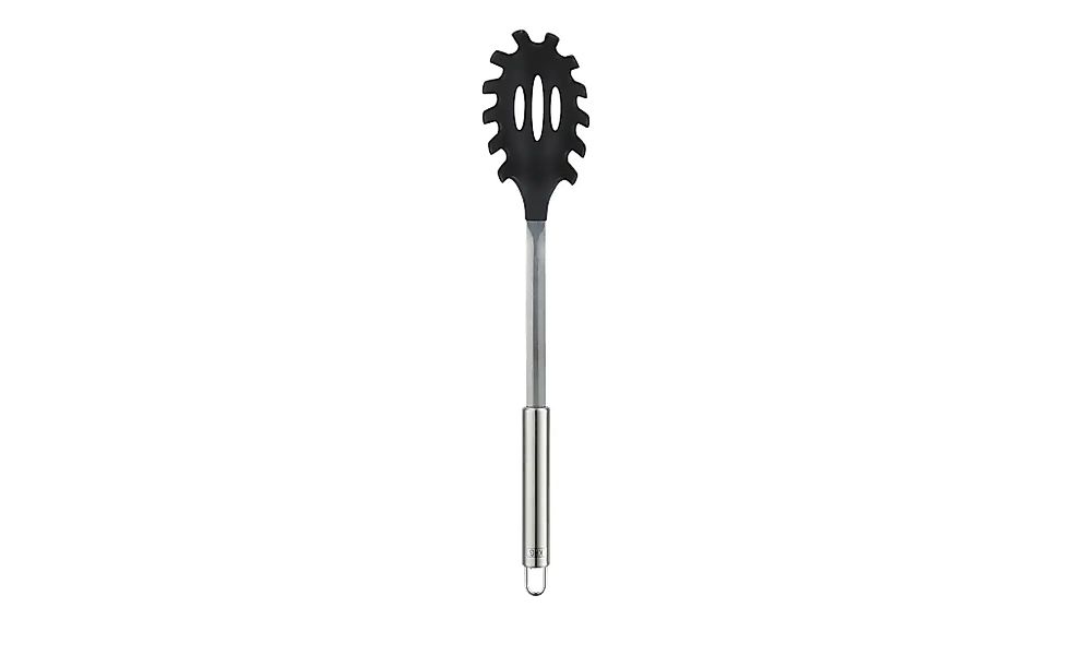 KHG Spaghettilöffel   ¦ schwarz ¦ Edelstahl,Kunststoff ¦ Maße (cm): B: 6,8 günstig online kaufen