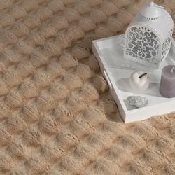 KADIMA DESIGN Teppich waschbar Unifarben Struktur günstig online kaufen