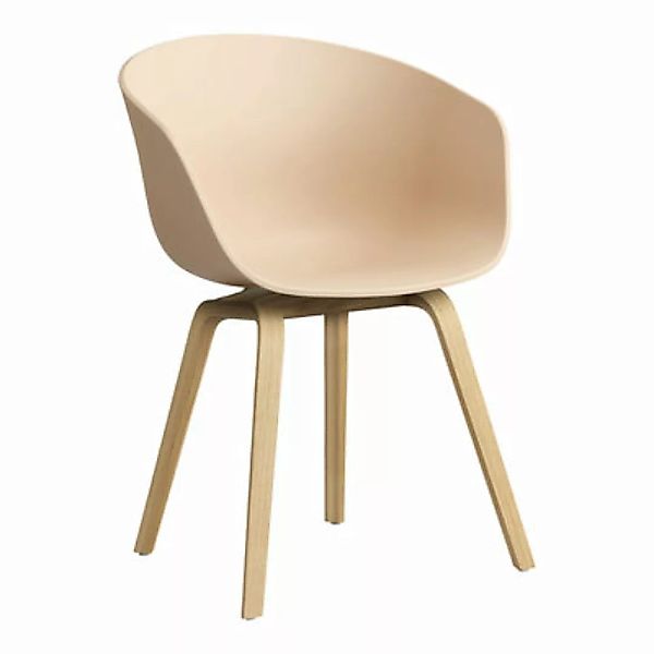 Sessel  About a chair AAC22 plastikmaterial rosa / Recycelt - Hay - Rosa günstig online kaufen