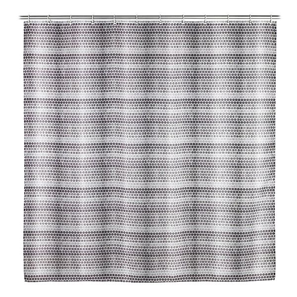 WENKO Duschvorhang Leblon, Textil (Polyester), 180 x 200 cm, waschbar weiß günstig online kaufen