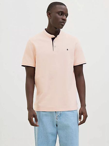 Jack & Jones Poloshirt "JJEPAULOS MAO POLO", mit Logo Stickerei günstig online kaufen