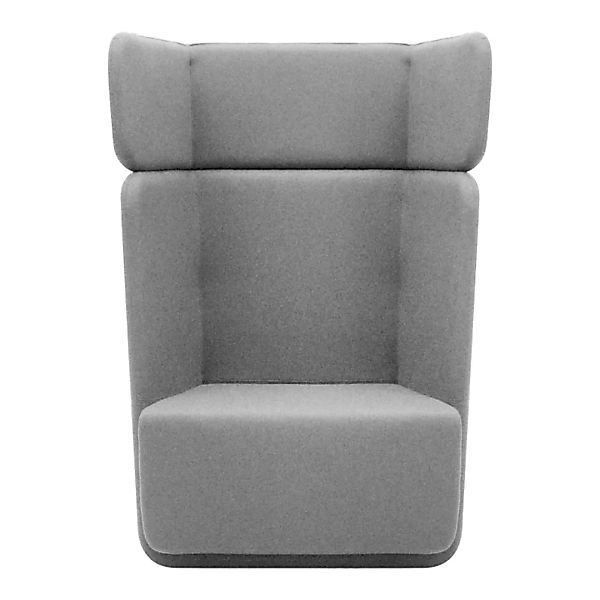 Softline - Basket Sessel mit hohem Rücken - grau/Stoff Filz 620/BxHxT 95x12 günstig online kaufen
