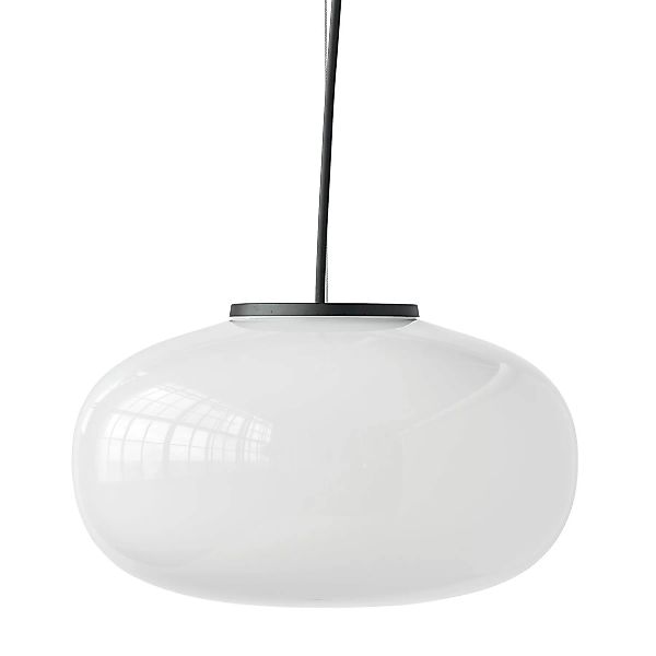 New Works - Karl-Johan LED Pendelleuchte Ø40cm - opal/H 24cm / Ø 40cm/2700K günstig online kaufen