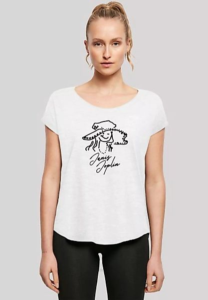 F4NT4STIC T-Shirt Janis Joplin Sketch Damen,Premium Merch,Lang,Longshirt,Ba günstig online kaufen