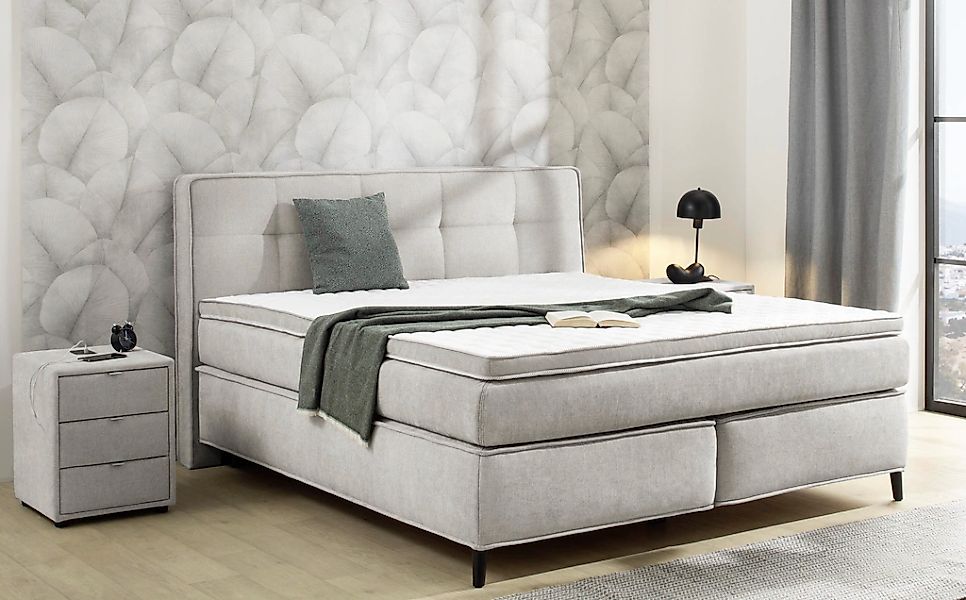 Jockenhöfer Gruppe Boxspringbett "Capello, 7-Zonen-TTFK-Matratze" KS-Topper günstig online kaufen