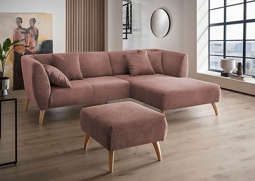 INOSIGN Ecksofa »Colori Polstermöbel mit zeitlos eleganter Rückenführung. L günstig online kaufen
