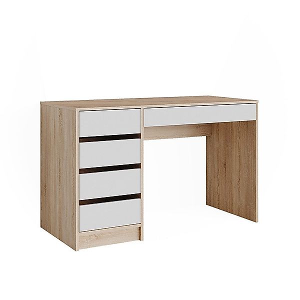 Vicco Schminktisch Sherry, Weiß/Sonoma, 120 cm günstig online kaufen