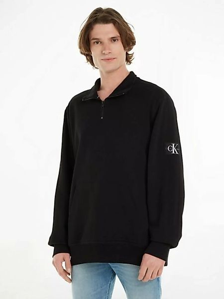 Calvin Klein Jeans Sweatshirt BADGE HALF ZIP HWK günstig online kaufen
