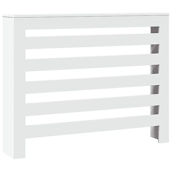 vidaXL Heizungsverkleidung Heizkörperverkleidung Weiß 104x20x82 cm günstig online kaufen