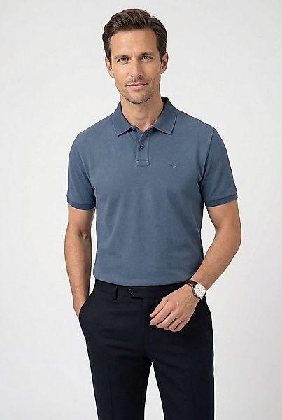 FYNCH-HATTON Poloshirt regular fit Passform, 2-Knopf-Kragen, aus reiner Bau günstig online kaufen