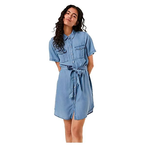 Vero Moda Silja Kurzes Kleid L Light Blue Denim günstig online kaufen