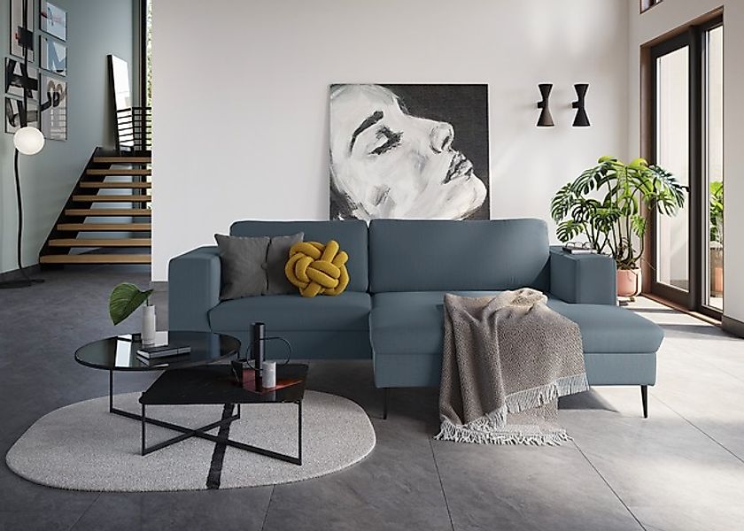 DOMO collection Ecksofa »Modica kompakt und elegant, Breite 244, L-Form«, m günstig online kaufen