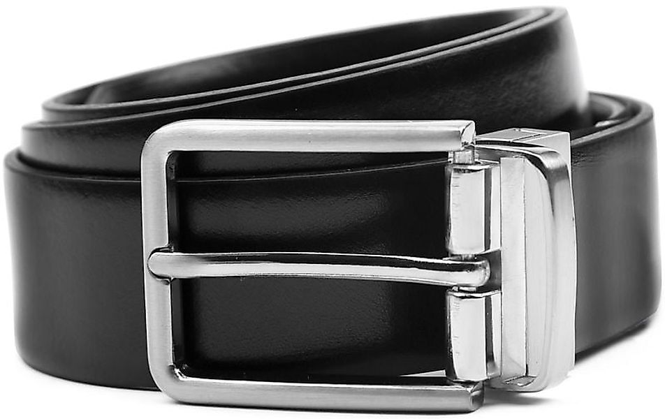 Profuomo Gürtel Schwarz Braun - Größe 90 günstig online kaufen