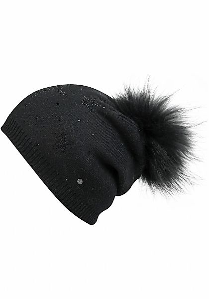 Capelli New York Bommelmütze, mit Fellbommel-Akzent günstig online kaufen