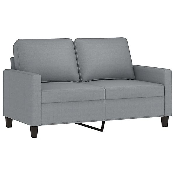 vidaXL 2-Sitzer-Sofa Hellgrau 120 cm Stoff 359155 günstig online kaufen