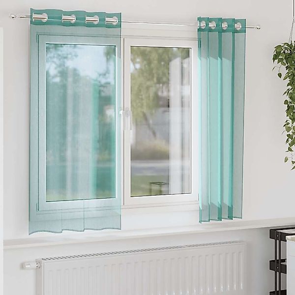 vidaXL Vorhang, Voile Vorhänge mit Ösen günstig online kaufen